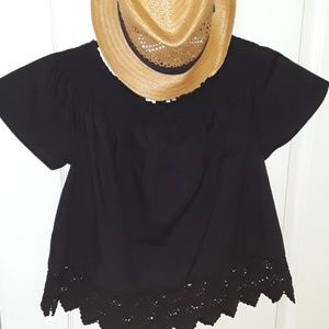 Off the shoulder blouse